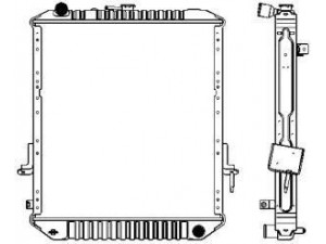 SAKURA  Automotive 1241-0225 radiatorius, variklio aušinimas