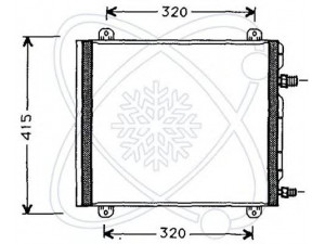 ELECTRO AUTO 30R0021 kondensatorius, oro kondicionierius 
 Oro kondicionavimas -> Kondensatorius
7700428315, 7700433077