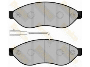 Brake ENGINEERING PA1754 stabdžių trinkelių rinkinys, diskinis stabdys 
 Techninės priežiūros dalys -> Papildomas remontas
1611457380, 1612433880, 425356