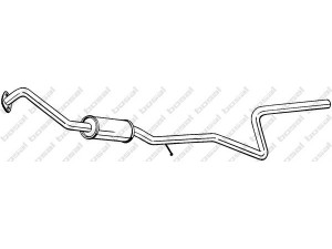 BOSAL 289-473 vidurinis duslintuvas 
 Išmetimo sistema -> Duslintuvas
1334229, 1557508