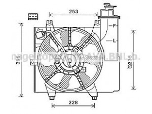 AVA QUALITY COOLING KA7531 ventiliatorius, radiatoriaus 
 Aušinimo sistema -> Oro aušinimas
2538007510