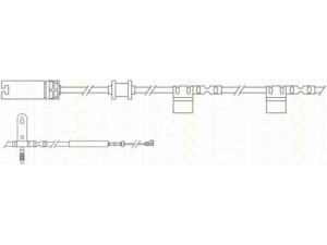 TRISCAN 8115 17018 įspėjimo kontaktas, stabdžių trinkelių susidėvėjimas 
 Stabdžių sistema -> Susidėvėjimo indikatorius, stabdžių trinkelės
3435 6 792 572