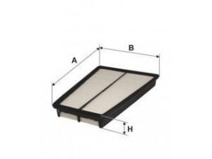 UNIFLUX FILTERS XA666 oro filtras 
 Filtrai -> Oro filtras
0 K9A2 13Z40, O K9A2 13 Z40