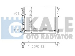 KALE OTO RADYATÖR 205700 radiatorius, variklio aušinimas 
 Aušinimo sistema -> Radiatorius/alyvos aušintuvas -> Radiatorius/dalys
77 00 428 658, 7700428658