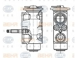 HELLA 8UW 351 239-271 išsiplėtimo vožtuvas, oro kondicionavimas 
 Oro kondicionavimas -> Vožtuvai
64 11 8 381 504, 8 381 504