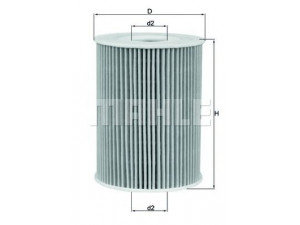 KNECHT OX 254D5 alyvos filtras 
 Techninės priežiūros dalys -> Techninės priežiūros intervalai
94810722200