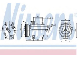 NISSENS 89029 kompresorius, oro kondicionierius 
 Oro kondicionavimas -> Kompresorius/dalys
8D0260805, 8D0260805D, 8D0260805F