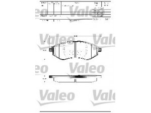 VALEO 598644 stabdžių trinkelių rinkinys, diskinis stabdys 
 Techninės priežiūros dalys -> Papildomas remontas
96534653, 96534653