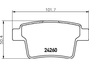 HELLA PAGID 8DB 355 012-171 stabdžių trinkelių rinkinys, diskinis stabdys 
 Techninės priežiūros dalys -> Papildomas remontas
1356392, 1521329, 1522073, ME4S7J2M008AB