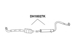 VENEPORTE DH18027K katalizatoriaus keitiklis
1741087780, 1741087795