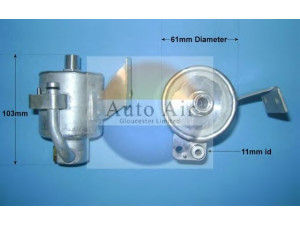 AUTO AIR GLOUCESTER 31-1061 džiovintuvas, oro kondicionierius 
 Oro kondicionavimas -> Džiovintuvas
1688300458