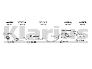 KLARIUS 960297U išmetimo sistema 
 Išmetimo sistema -> Išmetimo sistema, visa