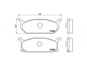 BREMBO P 79 003 stabdžių trinkelių rinkinys, diskinis stabdys 
 Techninės priežiūros dalys -> Papildomas remontas
5520061880000, 5520082830, 5520082830000