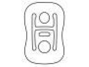 SIGAM 035021 laikiklis, išmetimo sistema 
 Dviratė transporto priemonės -> Išmetimo sistema -> Atskiros surinkimo dalys -> Gnybtas
2104920744