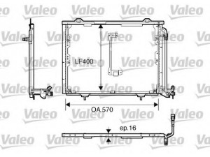 VALEO 816900 kondensatorius, oro kondicionierius 
 Oro kondicionavimas -> Kondensatorius
2028300570, 2028300870