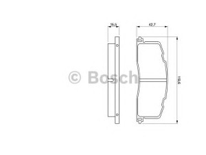 BOSCH 0 986 461 140 stabdžių trinkelių rinkinys, diskinis stabdys 
 Techninės priežiūros dalys -> Papildomas remontas
AY060 TY010, 04466 28020, 04466 28090