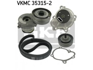 SKF VKMC 35315-2 vandens siurblys + V formos rumbuotas diržas, komplektas 
 Diržinė pavara -> Dirželio skriemulys
044 260 849 B, 5750.QV, 5750.XK