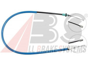 A.B.S. K12306 trosas, stovėjimo stabdys 
 Stabdžių sistema -> Valdymo svirtys/trosai
7700 422 532