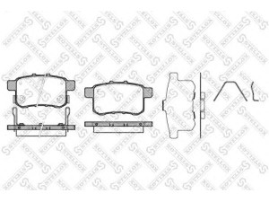 STELLOX 1002 000-SX stabdžių trinkelių rinkinys, diskinis stabdys 
 Techninės priežiūros dalys -> Papildomas remontas
43022TL1G01, 0004230230, 0034205120