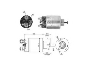ERA 227819 solenoidinis jungiklis, starteris