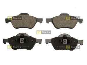 STARLINE BD S853P stabdžių trinkelių rinkinys, diskinis stabdys 
 Techninės priežiūros dalys -> Papildomas remontas
410601237R, 7701209100, 7701209670