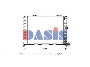 AKS DASIS 010150N radiatorius, variklio aušinimas 
 Aušinimo sistema -> Radiatorius/alyvos aušintuvas -> Radiatorius/dalys
60579380