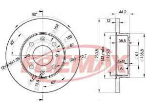 FREMAX BD-3169 stabdžių diskas 
 Stabdžių sistema -> Diskinis stabdys -> Stabdžių diskas
45251-SB2-010, 45251-SB2-730, 45251-SB2-731