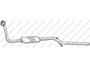 BOSAL 282-089 priekinis duslintuvas 
 Išmetimo sistema -> Duslintuvas
7 692 839, 7 695 839