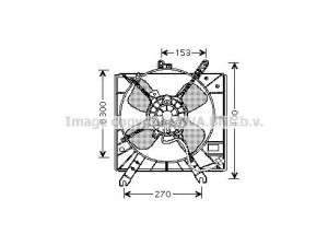 AVA QUALITY COOLING MZ7515 ventiliatorius, radiatoriaus 
 Aušinimo sistema -> Oro aušinimas
KK400E15025AA