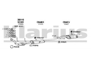 KLARIUS 330767U išmetimo sistema 
 Išmetimo sistema -> Išmetimo sistema, visa