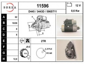 EAI 11596 starteris
4060919, 4060920, 4061012