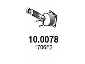 ASSO 10.0078 katalizatoriaus keitiklis 
 Išmetimo sistema -> Katalizatoriaus keitiklis
1706F2, 1706J3, 1731AL, 1731GF