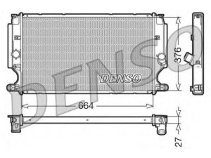 DENSO DRM50024 radiatorius, variklio aušinimas 
 Aušinimo sistema -> Radiatorius/alyvos aušintuvas -> Radiatorius/dalys
164000R030