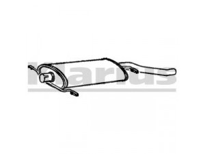 KLARIUS VW177B galinis duslintuvas
533253609AC, 533253609AL, 533253609AM