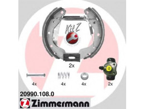 ZIMMERMANN 20990.108.0 stabdžių trinkelių komplektas 
 Techninės priežiūros dalys -> Papildomas remontas