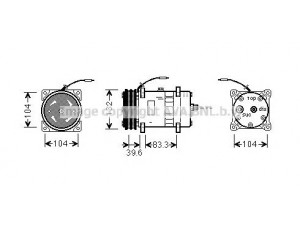 AVA QUALITY COOLING UVAK038 kompresorius, oro kondicionierius