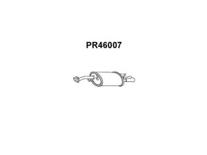 VENEPORTE PR46007 galinis duslintuvas 
 Išmetimo sistema -> Duslintuvas
PW530185