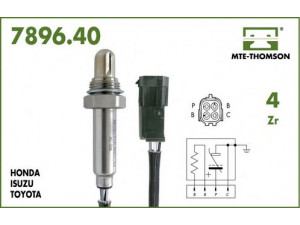 MTE-THOMSON 7896.40.049 lambda jutiklis 
 Išmetimo sistema -> Jutiklis/zondas
100 961 29, 2112 385 00 1020