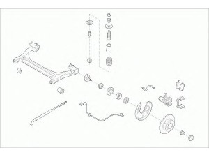 SACHS VW-POLO-RS004 vairavimo mechanizmas; rato pakaba 
 Ašies montavimas/vairavimo mechanizmas/ratai -> Prekių paieška pagal schemą