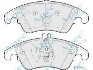 APEC braking PAD1620 stabdžių trinkelių rinkinys, diskinis stabdys 
 Techninės priežiūros dalys -> Papildomas remontas
A0054201020, A0054201320, A0054201620