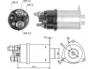 MAGNETI MARELLI 940113050033 solenoidinis jungiklis, starteris