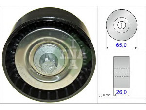 INA 532 0570 10 kreipiantysis skriemulys, V formos rumbuotas diržas 
 Diržinė pavara -> V formos rumbuotas diržas/komplektas -> Laisvasis/kreipiamasis skriemulys
68027647AA, 68027647AA, K68027647AA