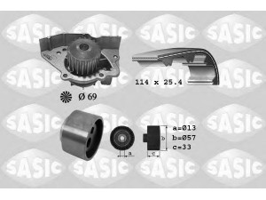 SASIC 3900023 vandens siurblio ir paskirstymo diržo komplektas 
 Diržinė pavara -> Paskirstymo diržas/komplektas -> Paskirstymo diržas/komplektas
120167+0831S6, 9566945688+9467627280