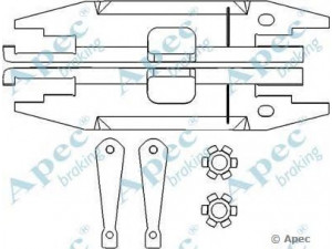 APEC braking ADB3019 stabdžių reguliatorius 
 Stabdžių sistema -> Būgninis stabdys -> Reguliatorius/dalys