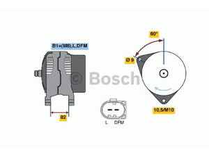 BOSCH 0 124 515 058 kintamosios srovės generatorius 
 Elektros įranga -> Kint. sr. generatorius/dalys -> Kintamosios srovės generatorius
038 903 018 F, 038 903 018 F, 038 903 018 FX