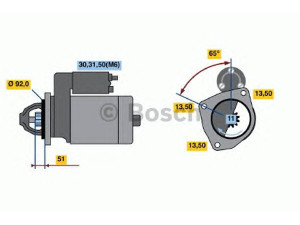BOSCH 0 001 371 007 starteris 
 Elektros įranga -> Starterio sistema -> Starteris
1358639