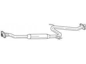 AKS DASIS SG44427 vidurinis duslintuvas