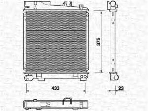 MAGNETI MARELLI 350213699000 radiatorius, variklio aušinimas 
 Aušinimo sistema -> Radiatorius/alyvos aušintuvas -> Radiatorius/dalys
17111707563, 17111709350, 17111709352