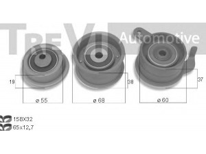 TREVI AUTOMOTIVE KD1505 paskirstymo diržo komplektas 
 Techninės priežiūros dalys -> Papildomas remontas