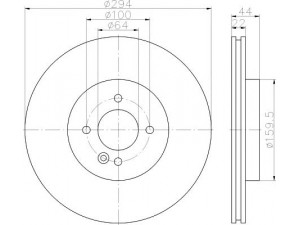 HELLA PAGID 8DD 355 115-871 stabdžių diskas 
 Stabdžių sistema -> Diskinis stabdys -> Stabdžių diskas
34116858652, 34116774986